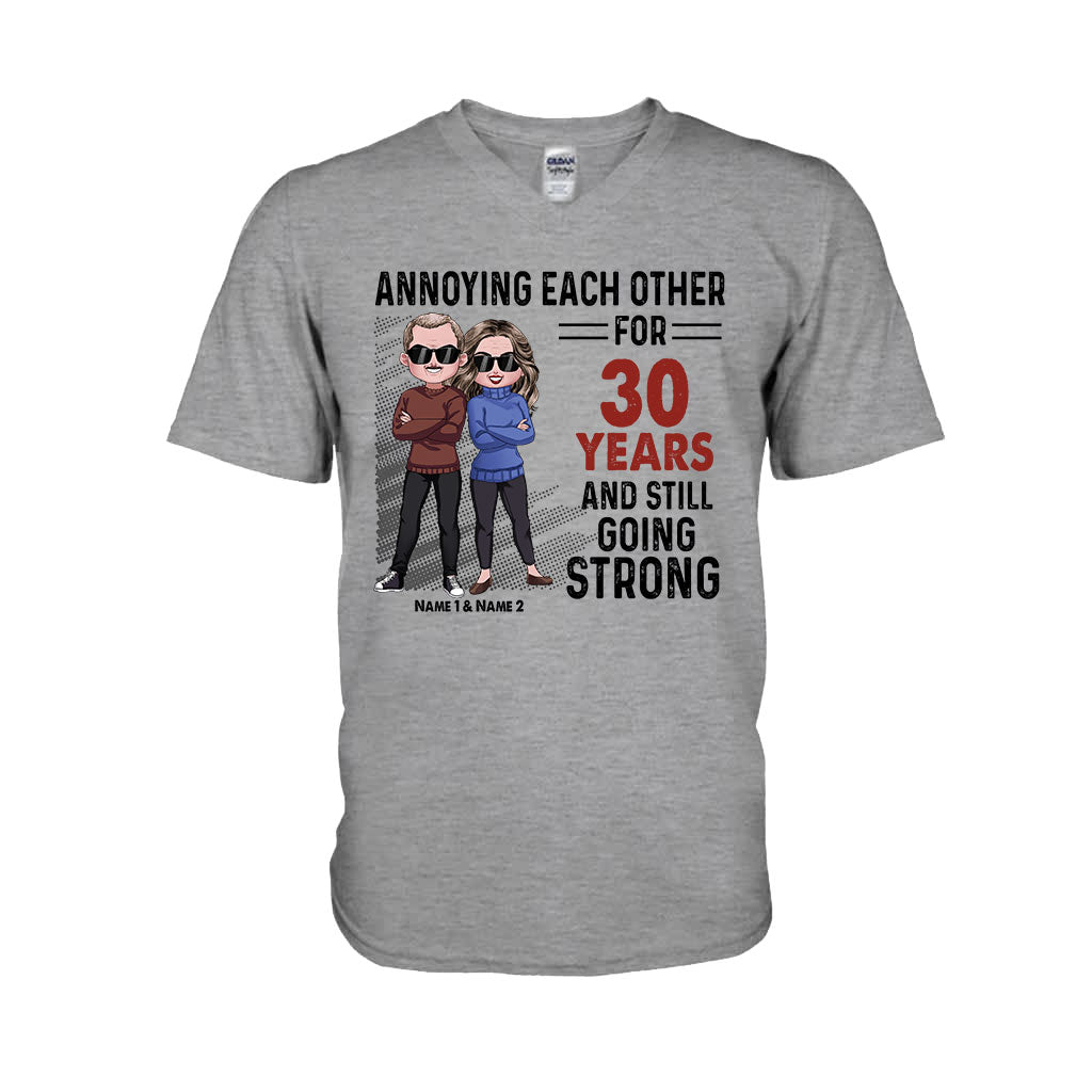 Annoying Each Other - Personalized Couple T-shirt and Hoodie