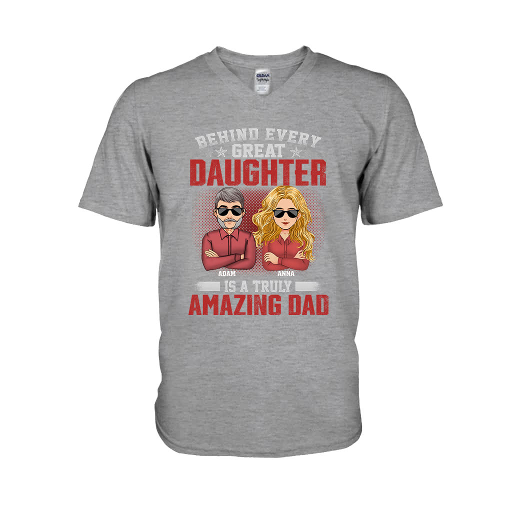 A Truly Amazing Dad - Personalized Father's Day Father T-shirt and Hoodie