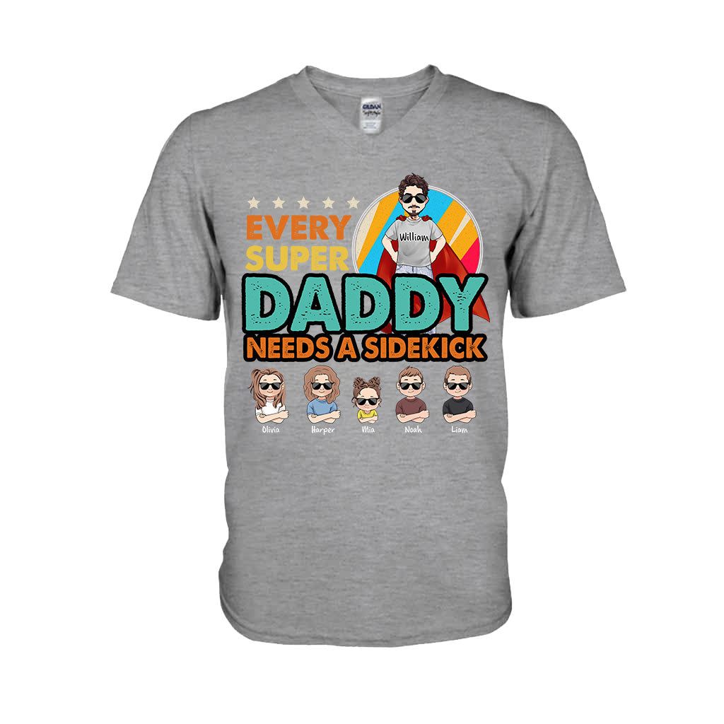 Super Dad Super Hero - Gift for dad, grandpa, uncle, brother - Personalized T-shirt And Hoodie