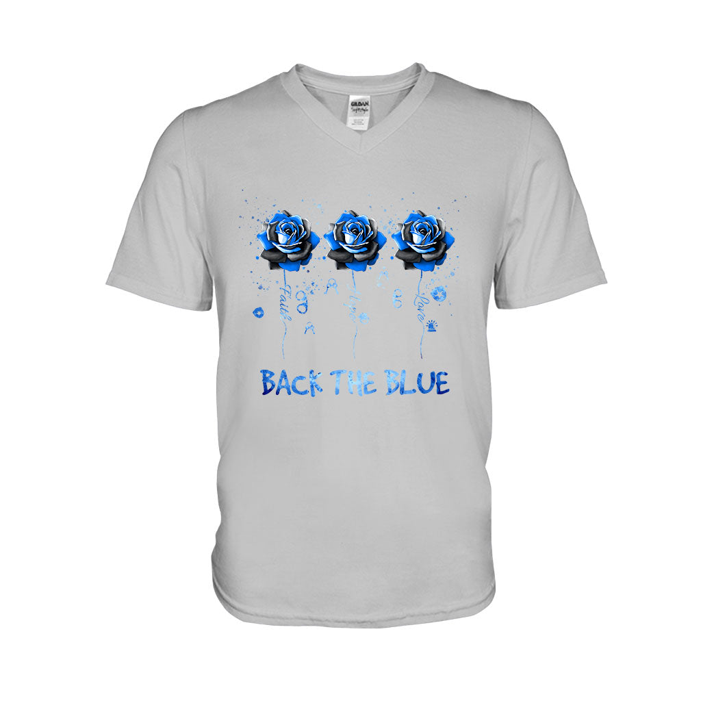 Blue Roses - Police Officer T-shirt And Hoodie 062021