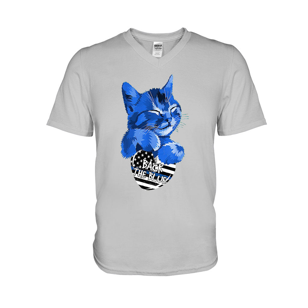 Blue Cat - Police Officer T-shirt And Hoodie 062021