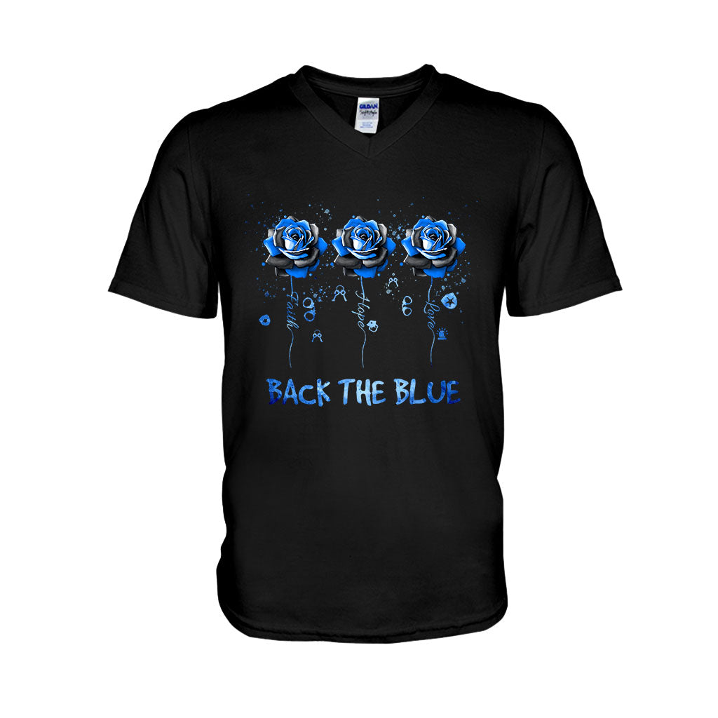 Blue Roses - Police Officer T-shirt And Hoodie 062021