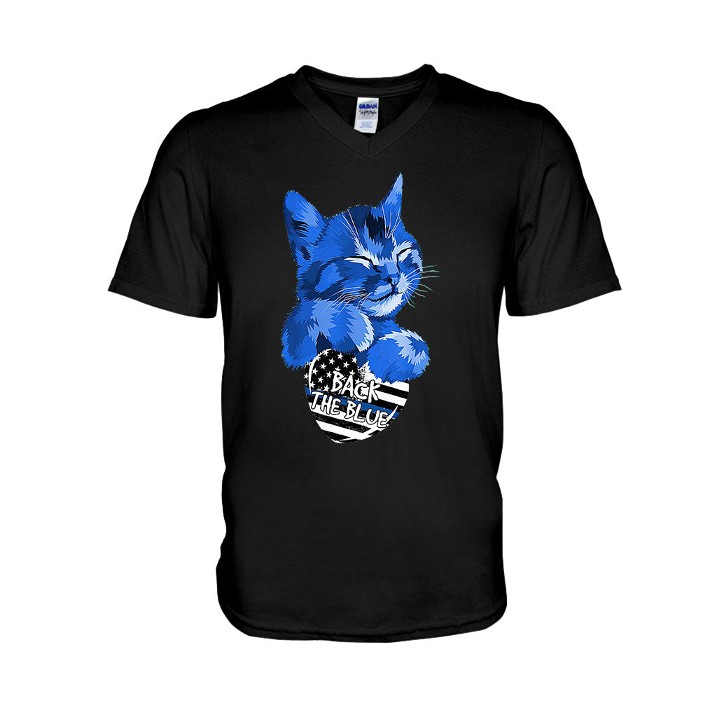 Blue Cat - Police Officer T-shirt And Hoodie 062021