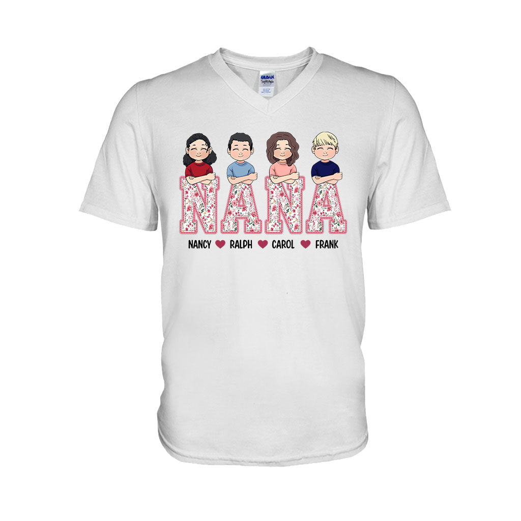 Nana Life - Personalized Mother's Day Grandma T-shirt and Hoodie