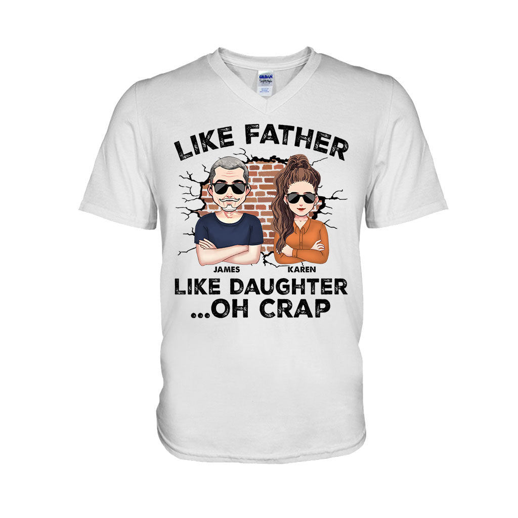 Like Father Like Daughter - Personalized Father T-shirt and Hoodie