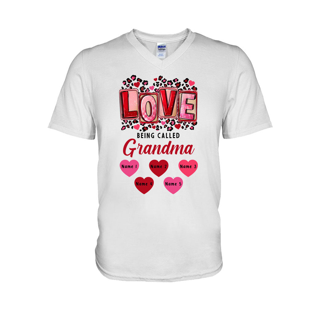 Love Being Called Grandma - Personalized Grandma T-shirt and Hoodie