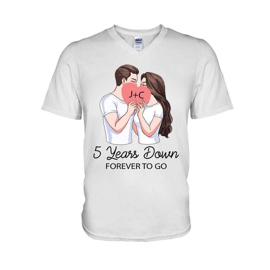 Forever To Go - Personalized Couple T-shirt and Hoodie