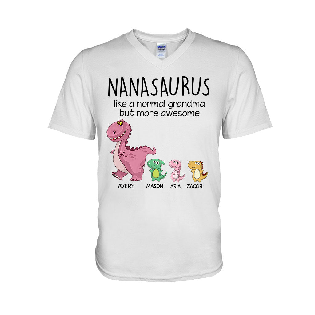 Grandmasaurus - Personalized Mother's day Grandma T-shirt and Hoodie