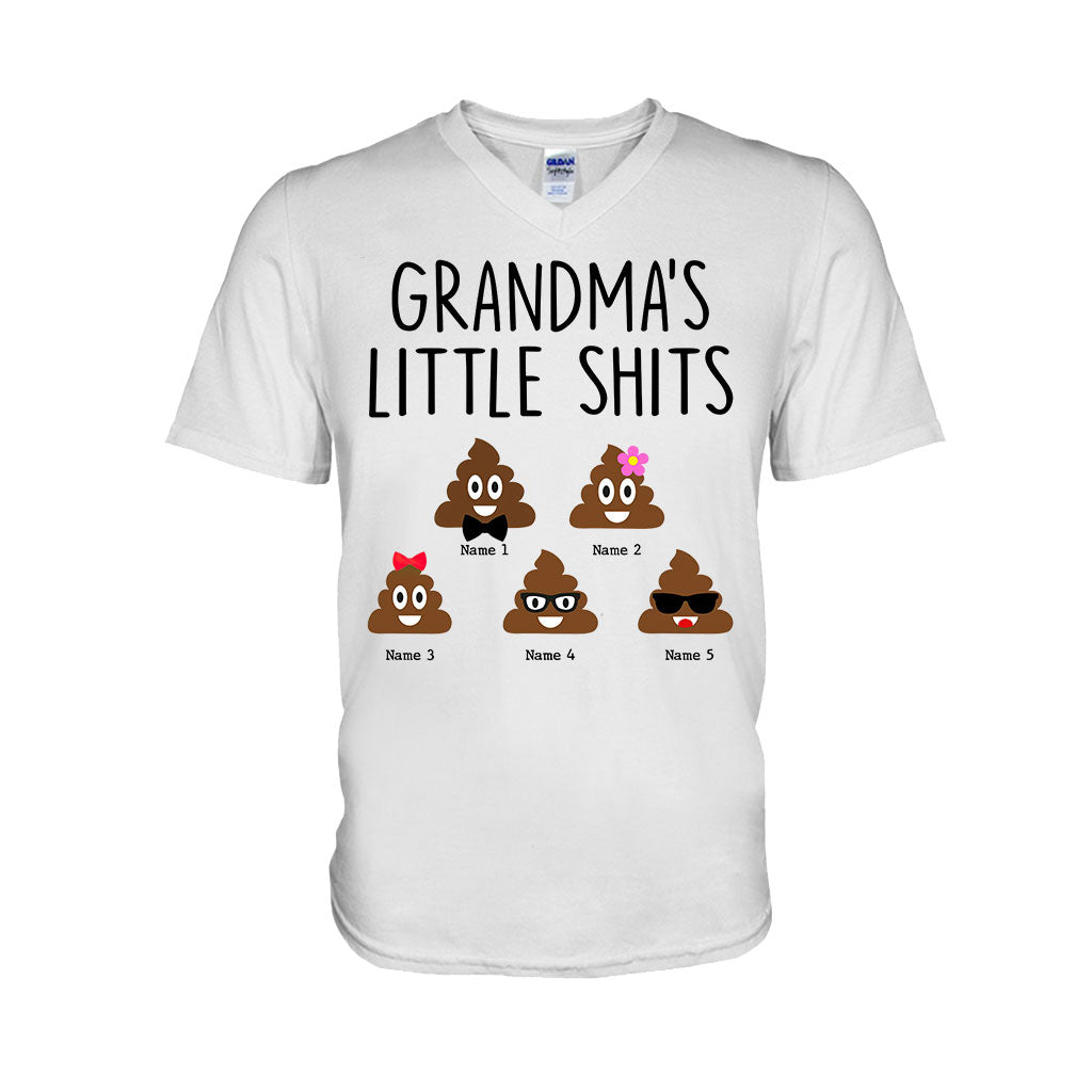 Grandma's Little Cuties - Personalized Mother's Day Grandma T-shirt and Hoodie