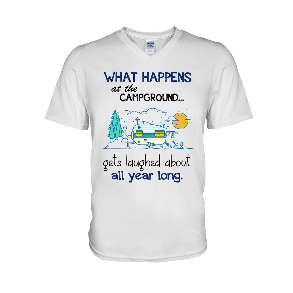 What Happens At The Campground - Camping T-shirt and Hoodie 112021