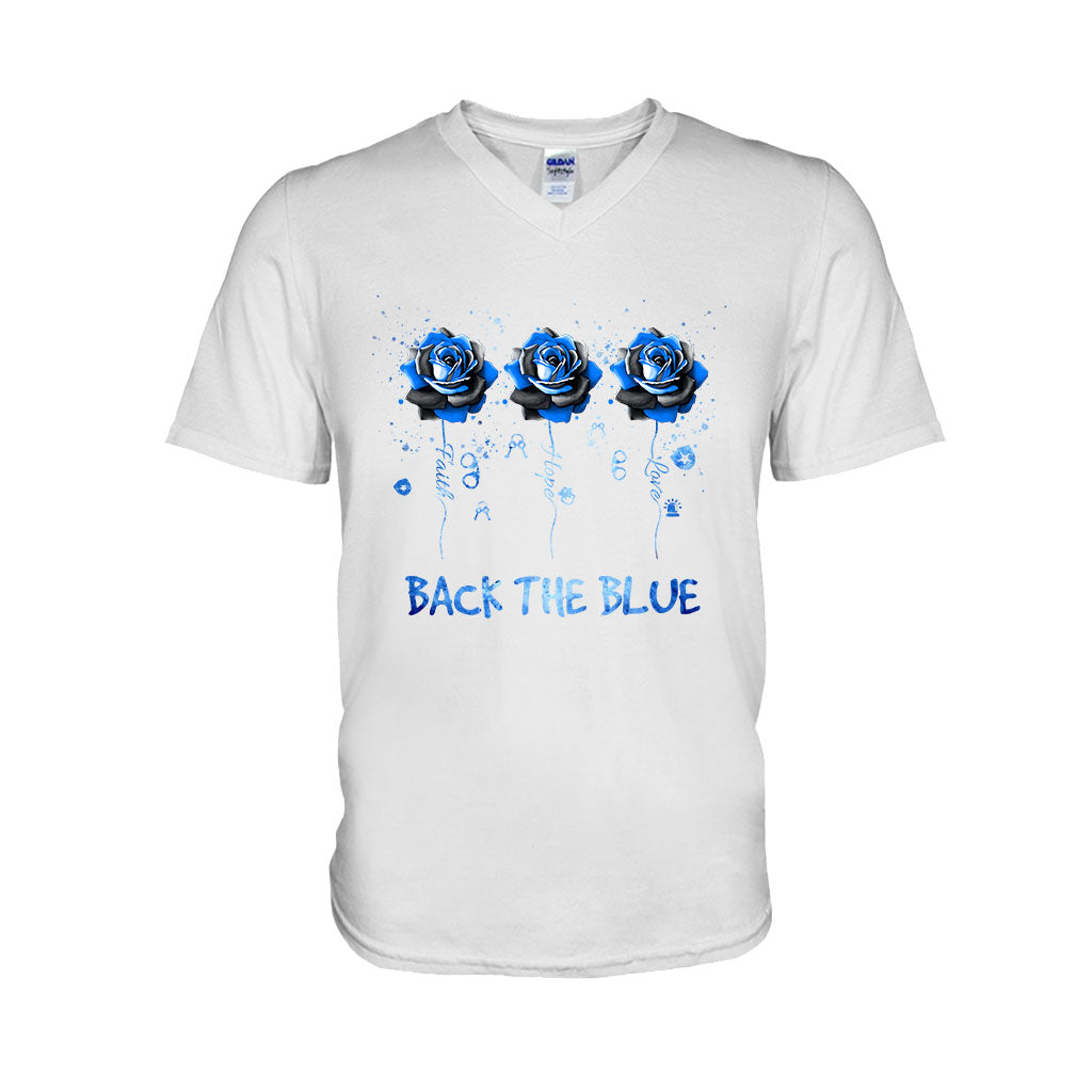 Blue Roses - Police Officer T-shirt And Hoodie 062021