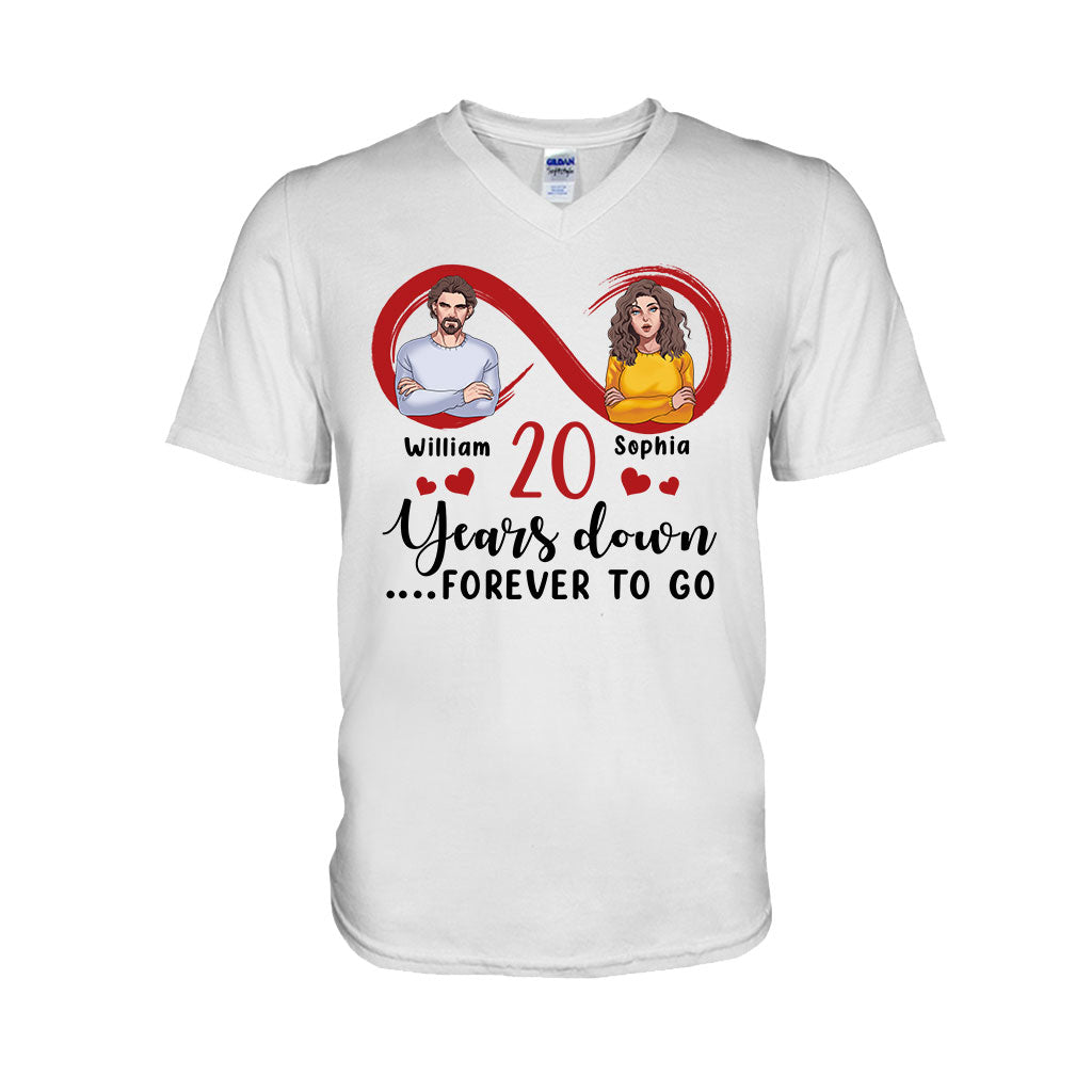 Forever To Go - Personalized Couple T-shirt and Hoodie