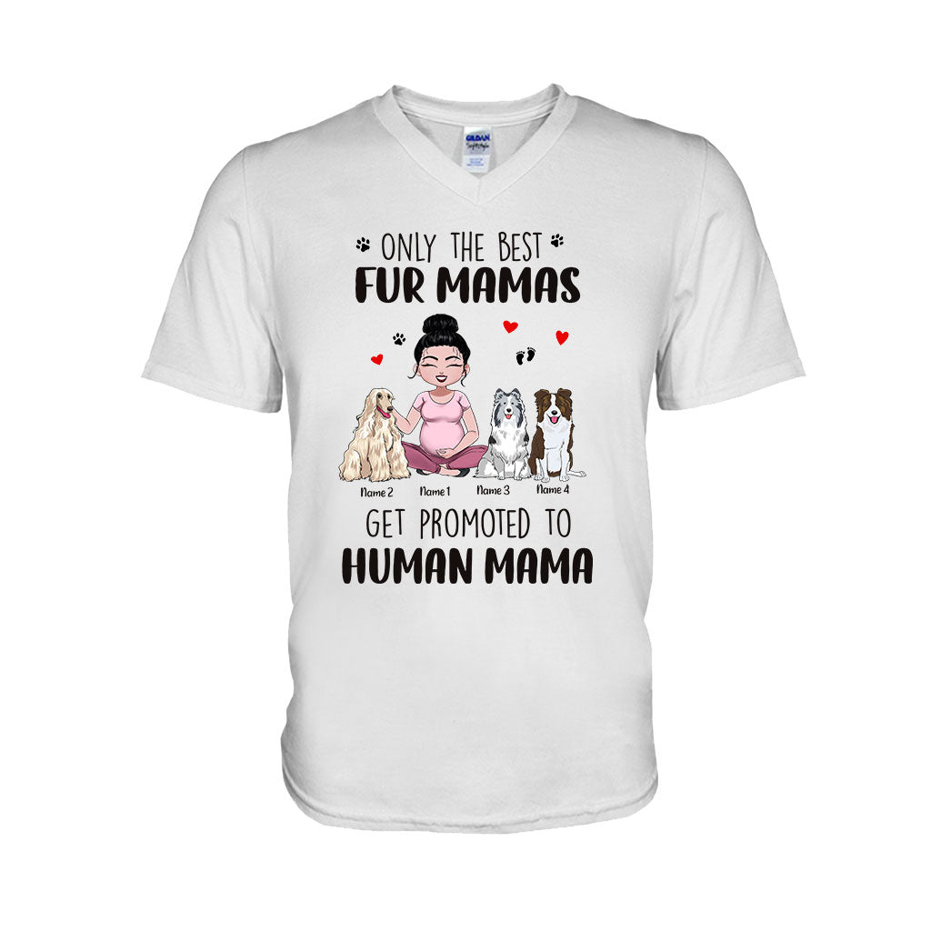 Only The Best Fur Mama - Personalized Dog T-shirt and Hoodie