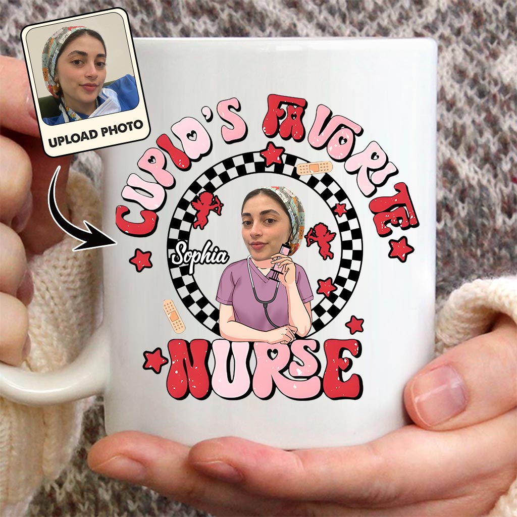 Discover Cupid Favorite Nurse - Personalized Nurse Mug