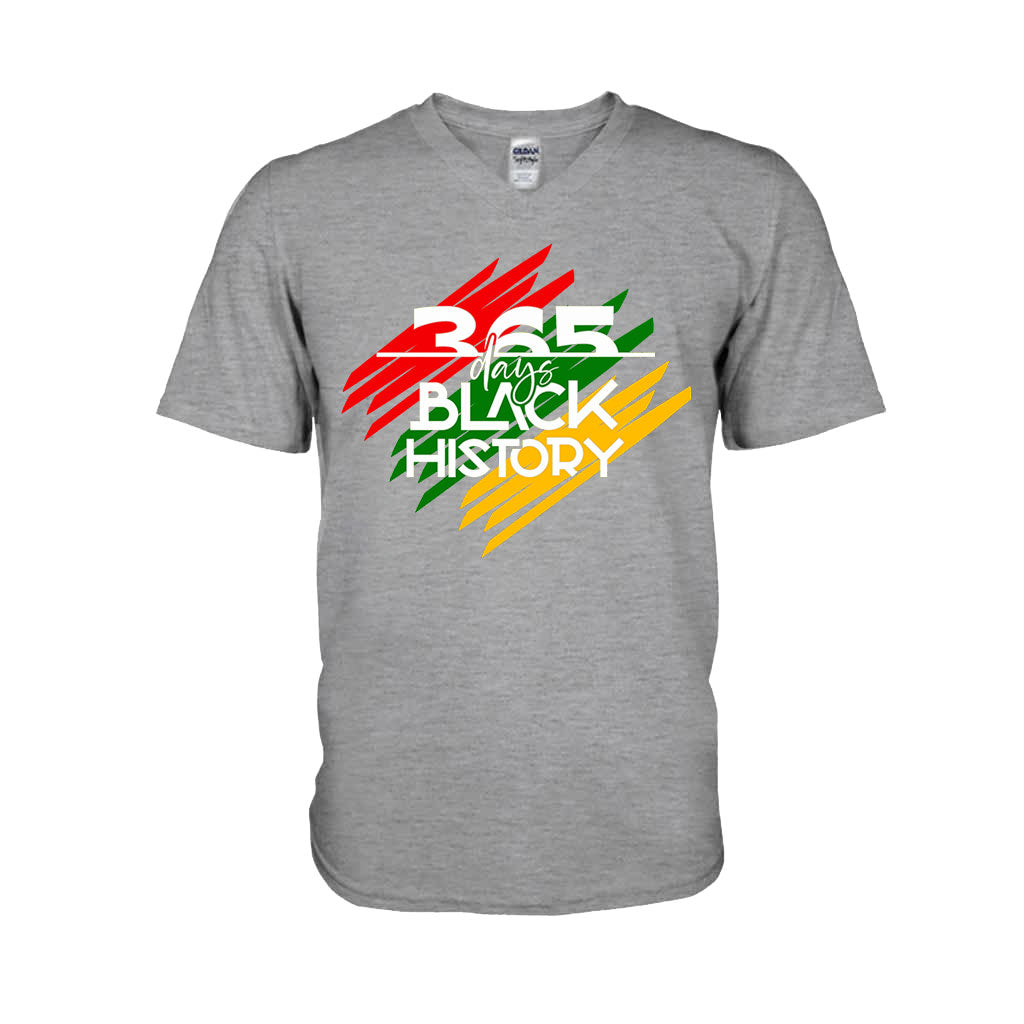 365 Days Black History - Personalized African American T-shirt And Hoodie