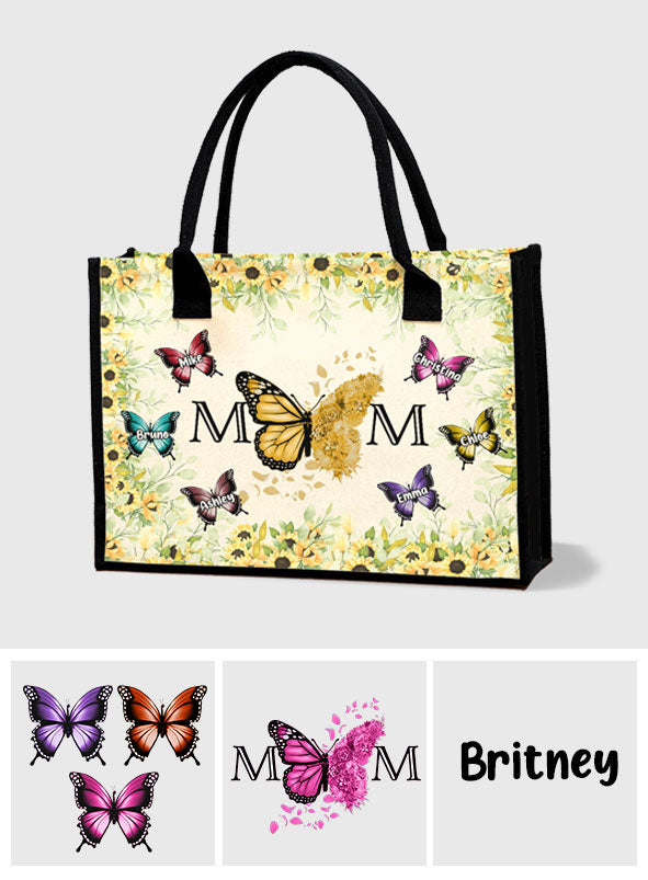 Best Mom Ever - Personalized Mother Canvas Tote Bag