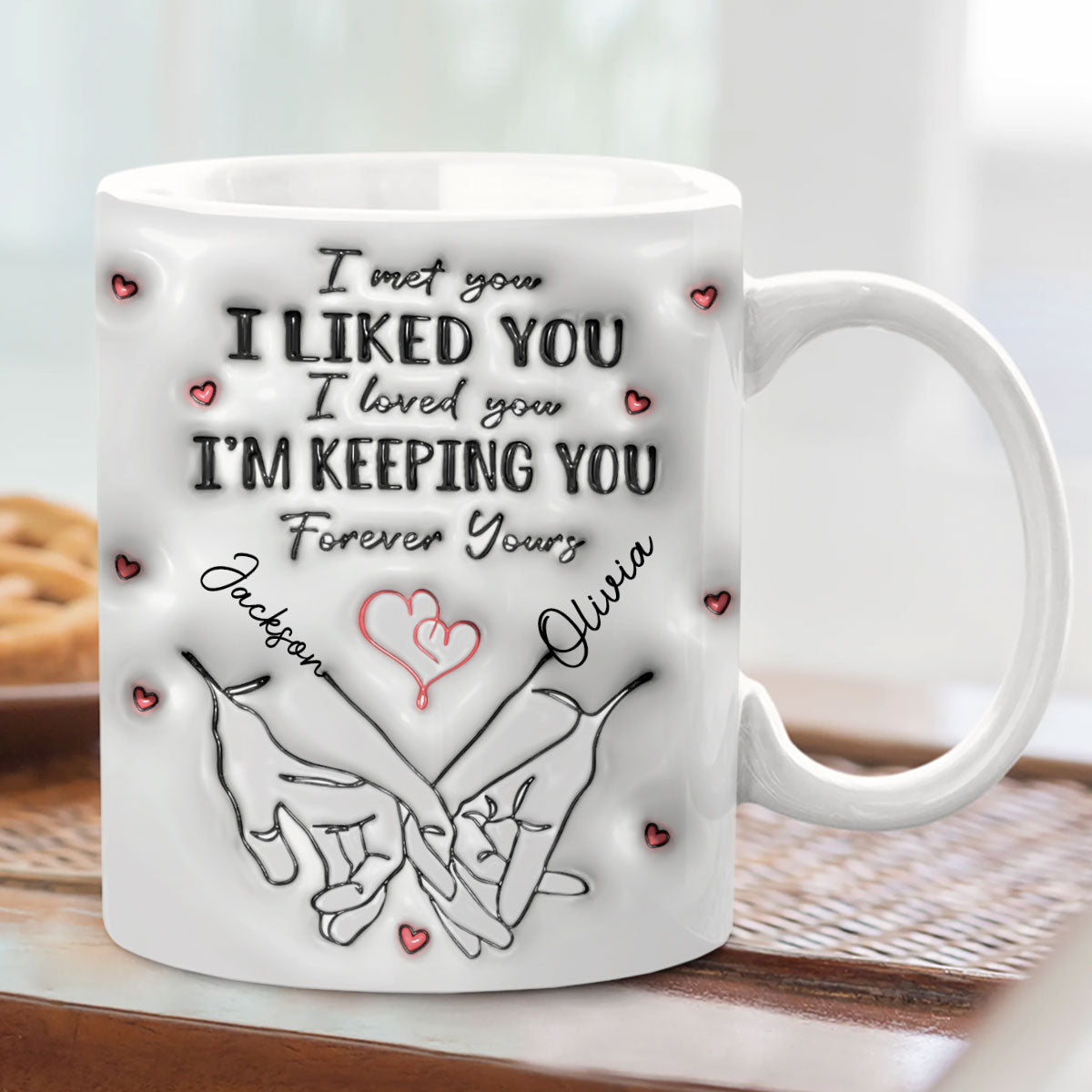 Discover Forever Yours - Personalized Couple Mug