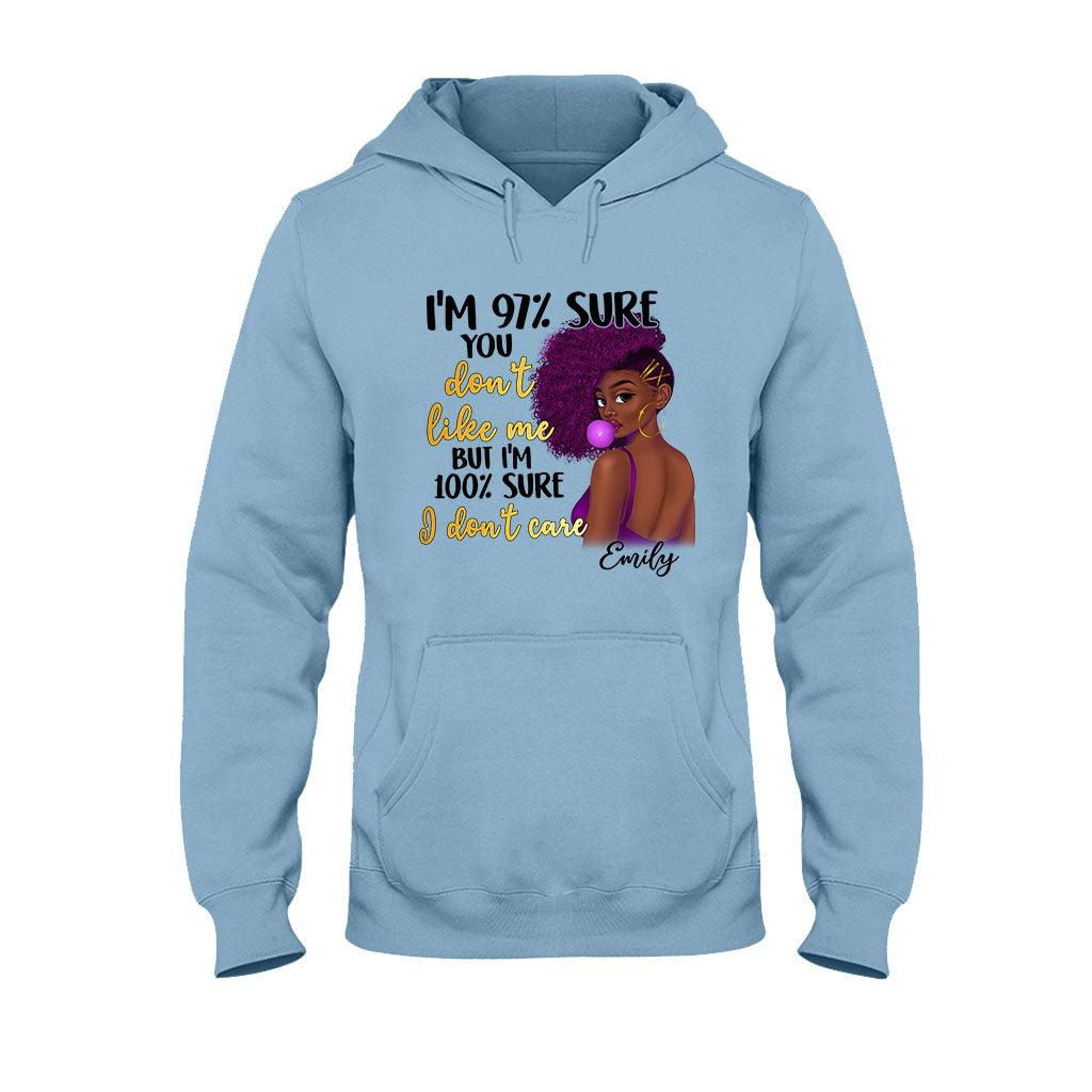 I Don't Care - Personalized African American T-shirt And Hoodie