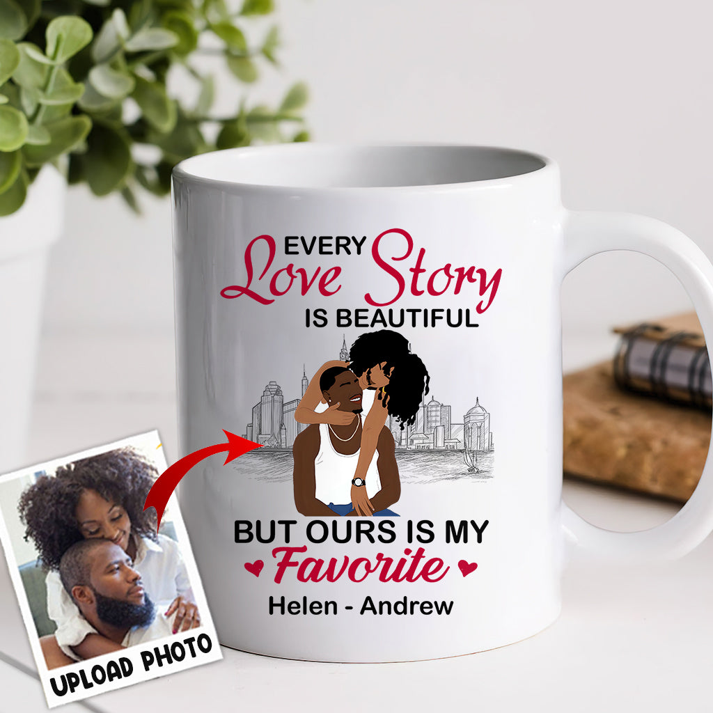 Discover Our Story Is My Favorite - Personalized African American Mug