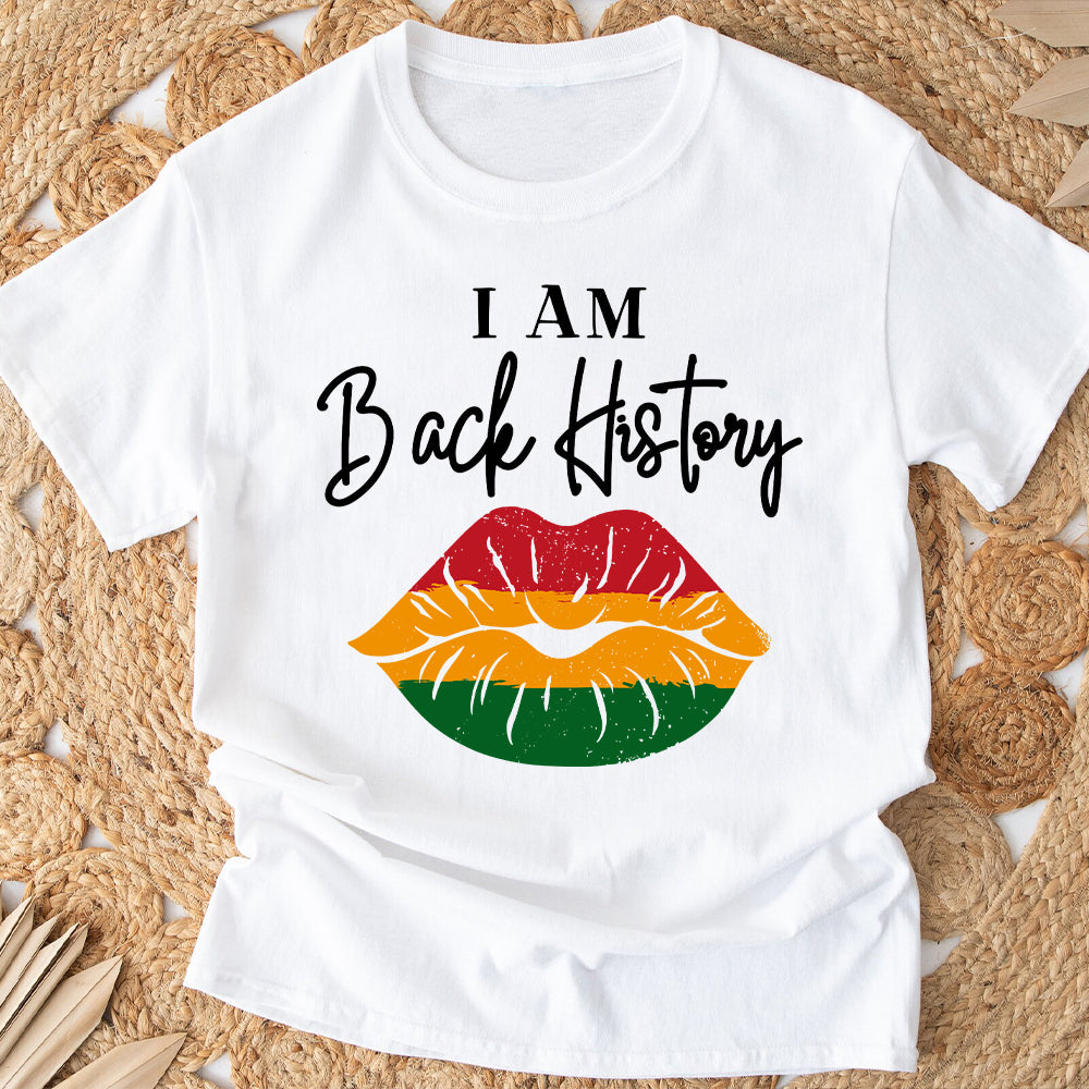 I Am Black History - Personalized African American T-shirt And Hoodie