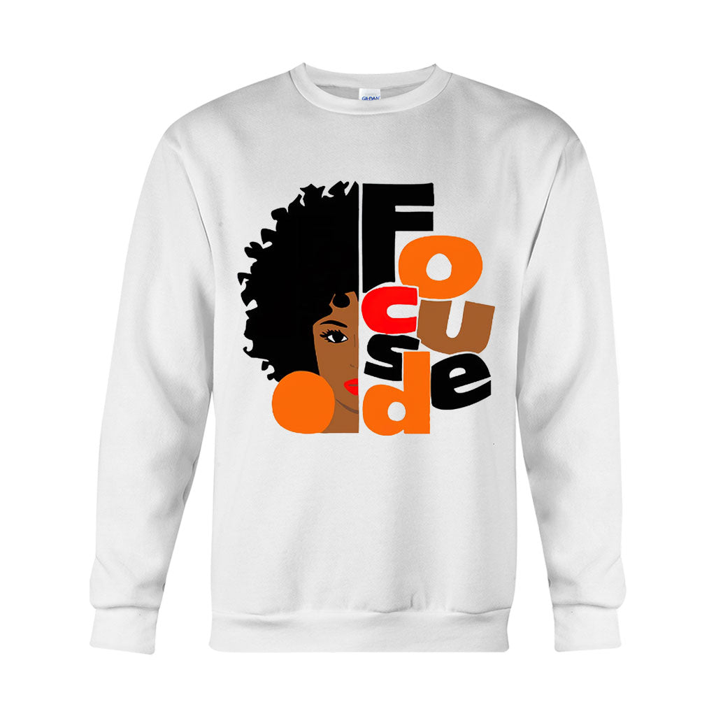 Focused - African American T-shirt And Hoodie