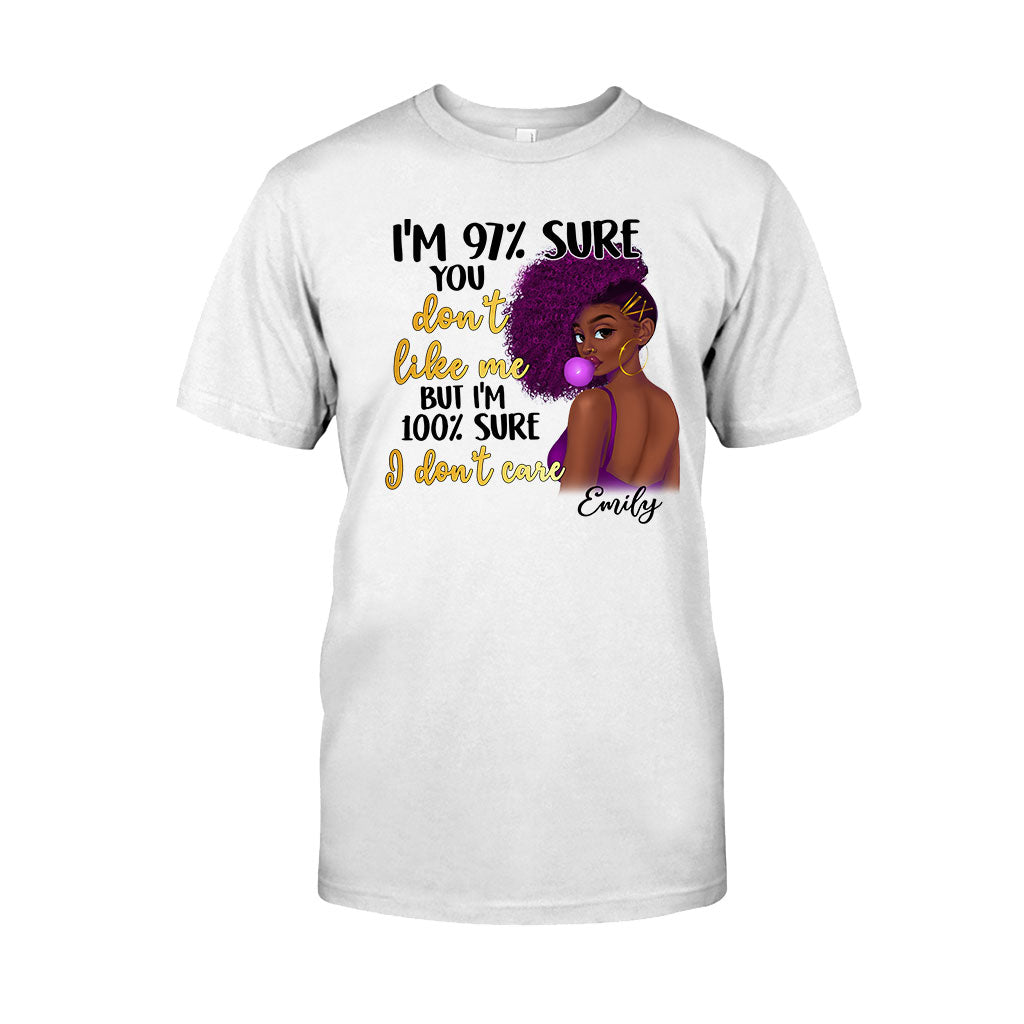 I Don't Care - Personalized African American T-shirt And Hoodie