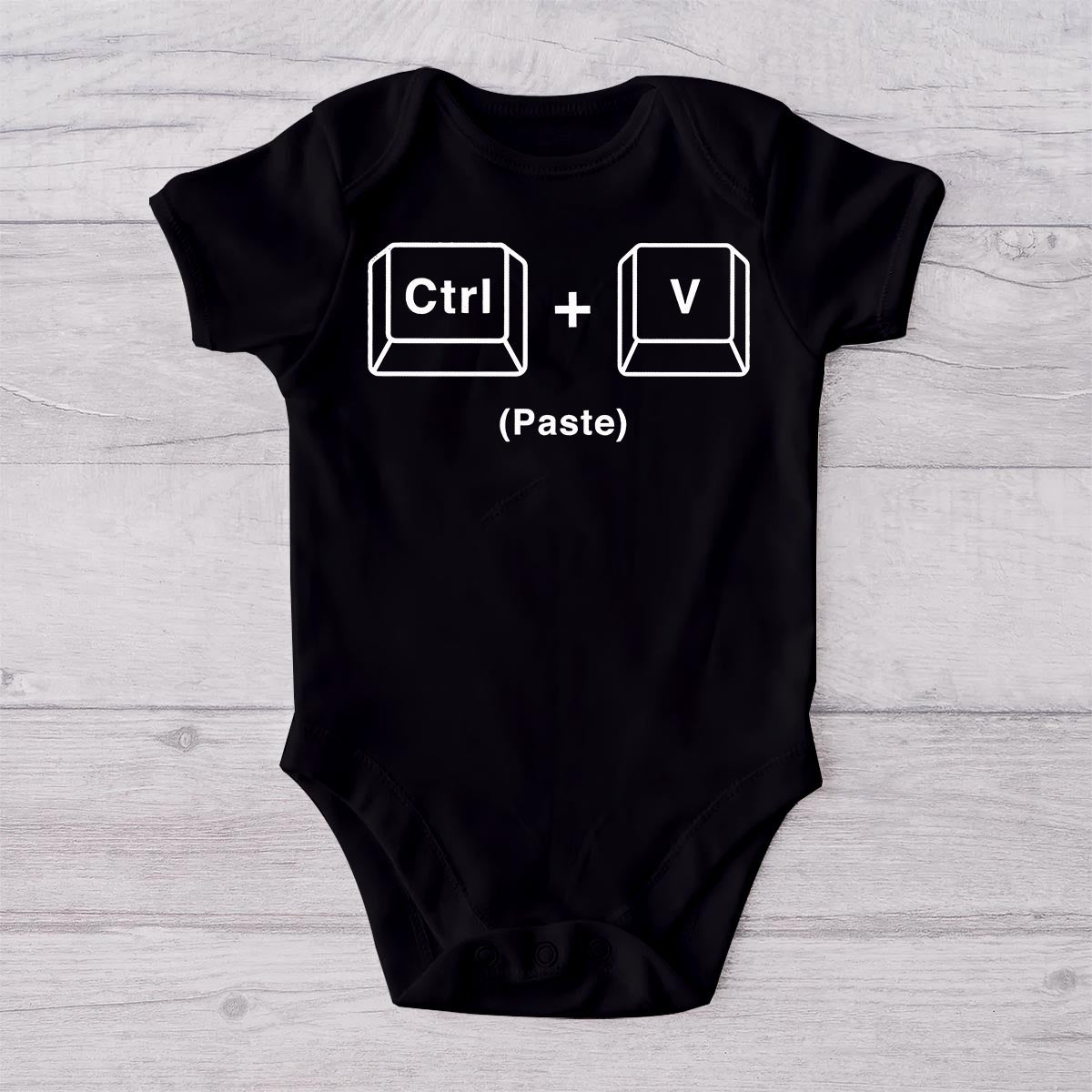 Copy Paster - Personalized Father T-shirt And Baby Onesie