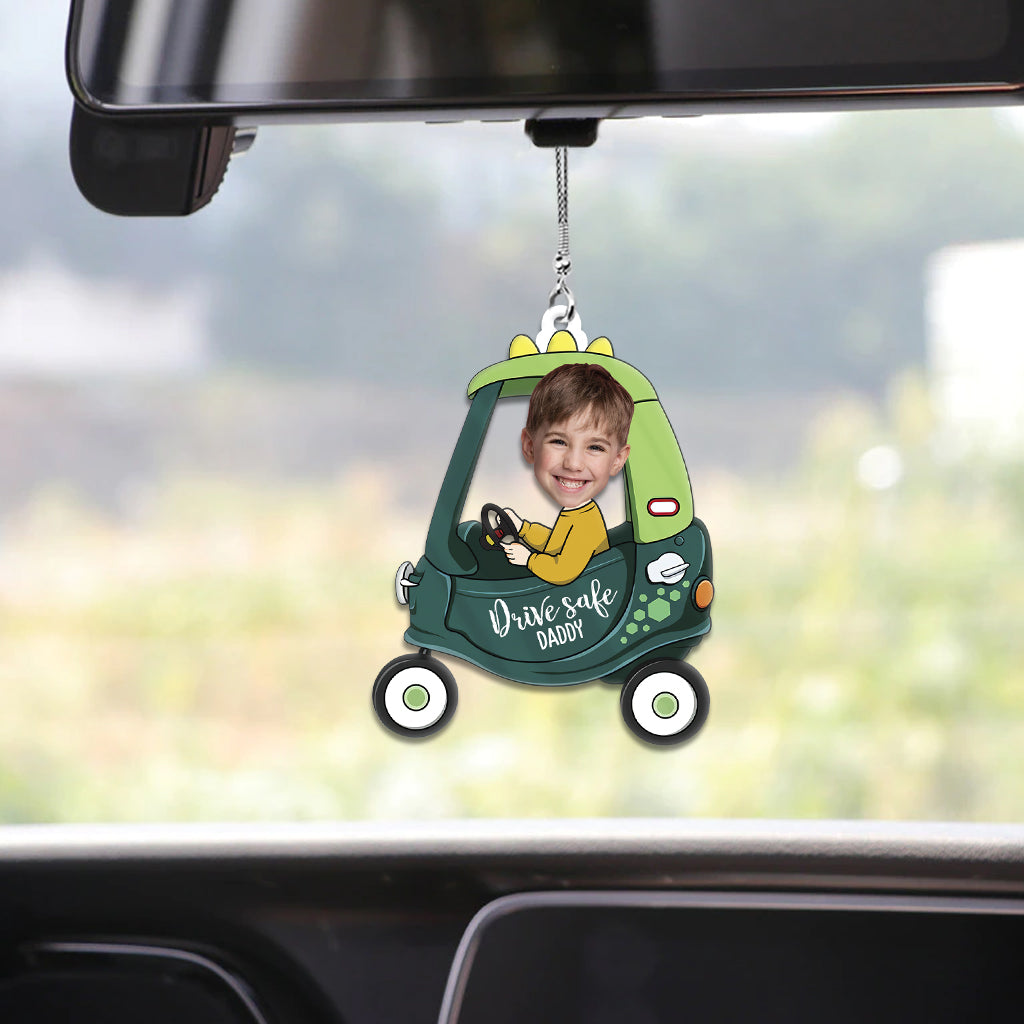 Drive Safe Daddy - Personalized Father Car Ornament