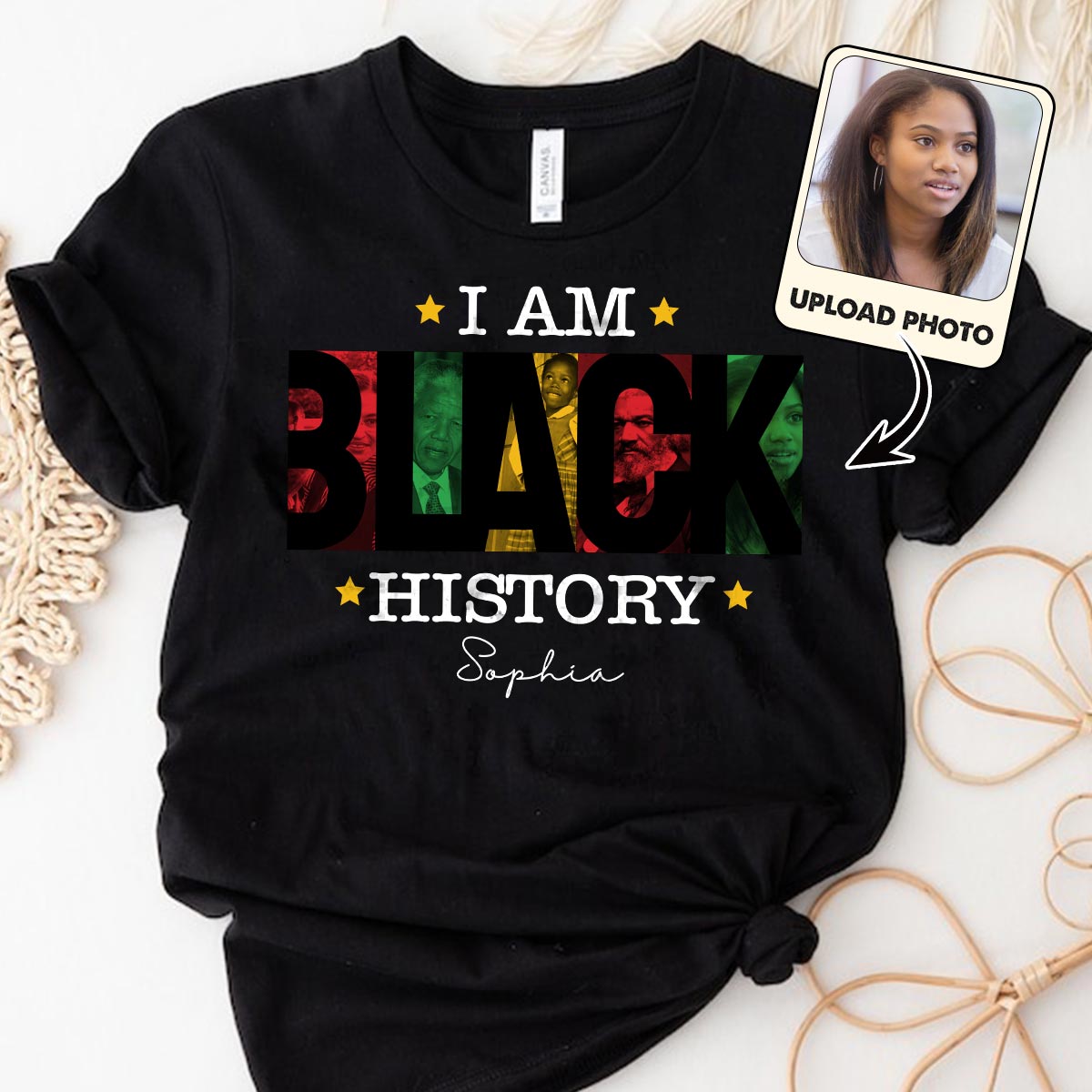 Discover I Am Black History - Personalized African American T-shirt