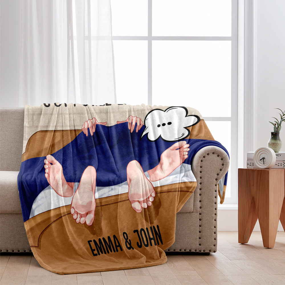 Your Fart Is Stink - Personalized Couple Blanket