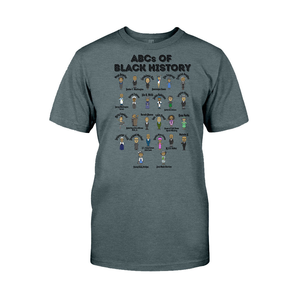 ABCs Of Black History - Personalized African American T-shirt And Hoodie