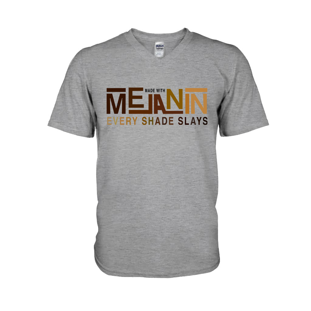 Made With Melanin - African American T-shirt And Hoodie