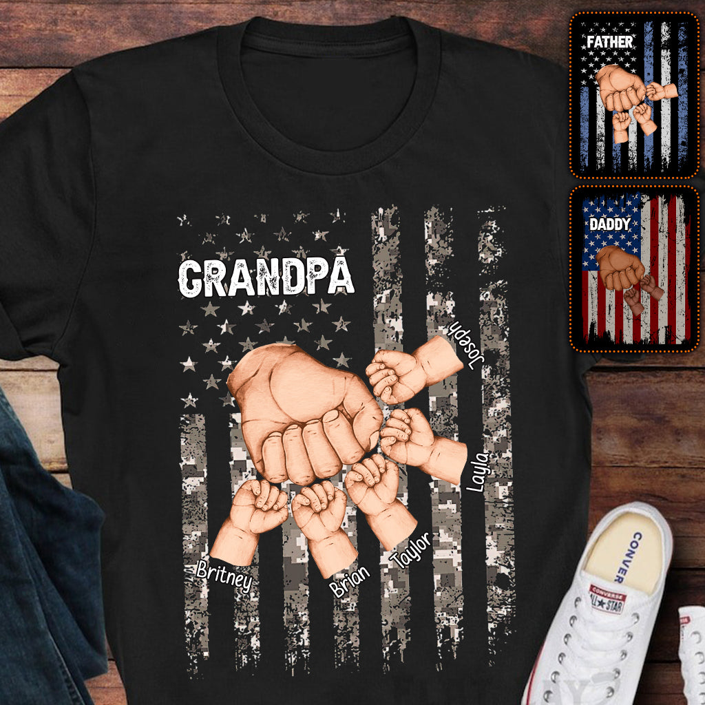 Best Grandpa/Papa/Dad Ever - Personalized Grandpa T-shirt And Hoodie