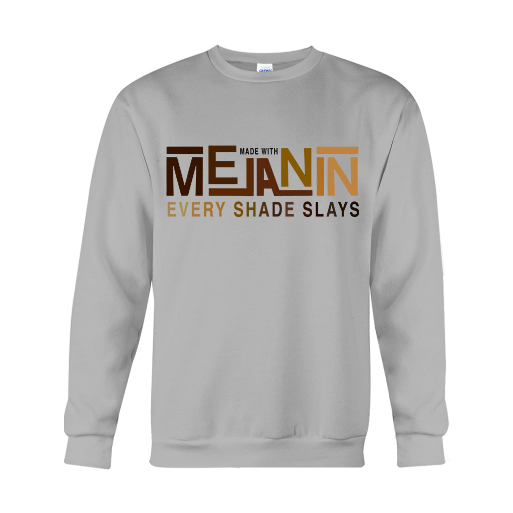 Made With Melanin - African American T-shirt And Hoodie