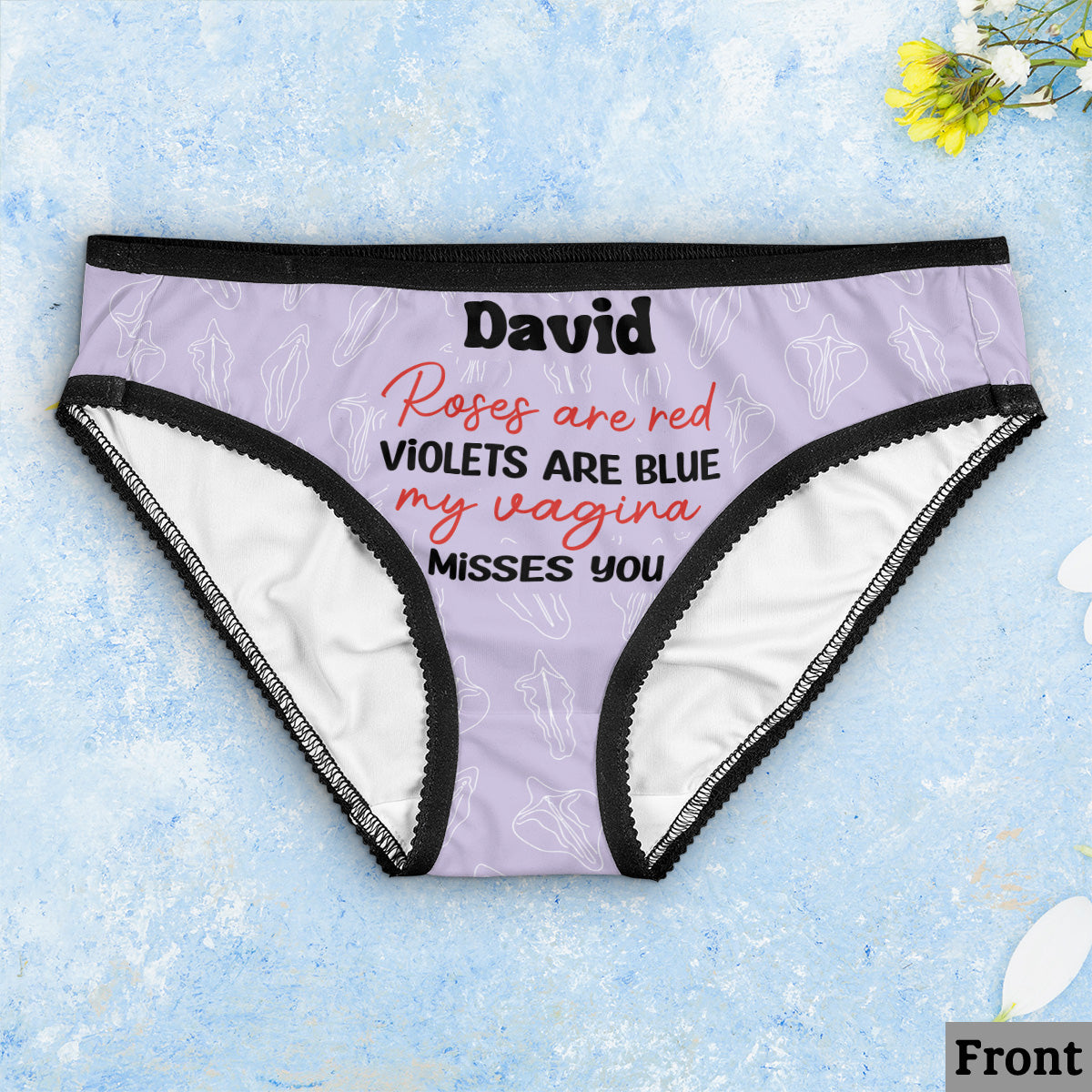 Custom Face Couple Underwear You Belong to Me Personalized