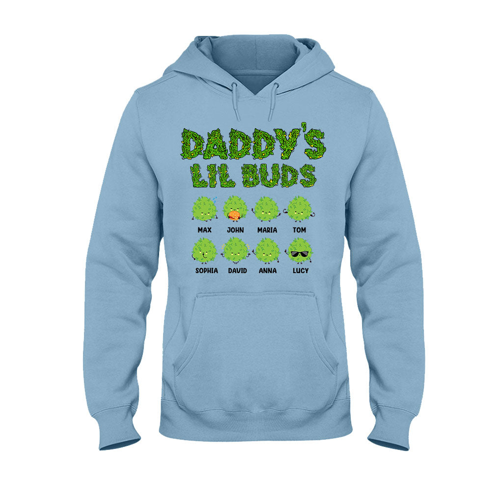 Daddy's Lil Buds - Personalized Weed T-shirt And Hoodie