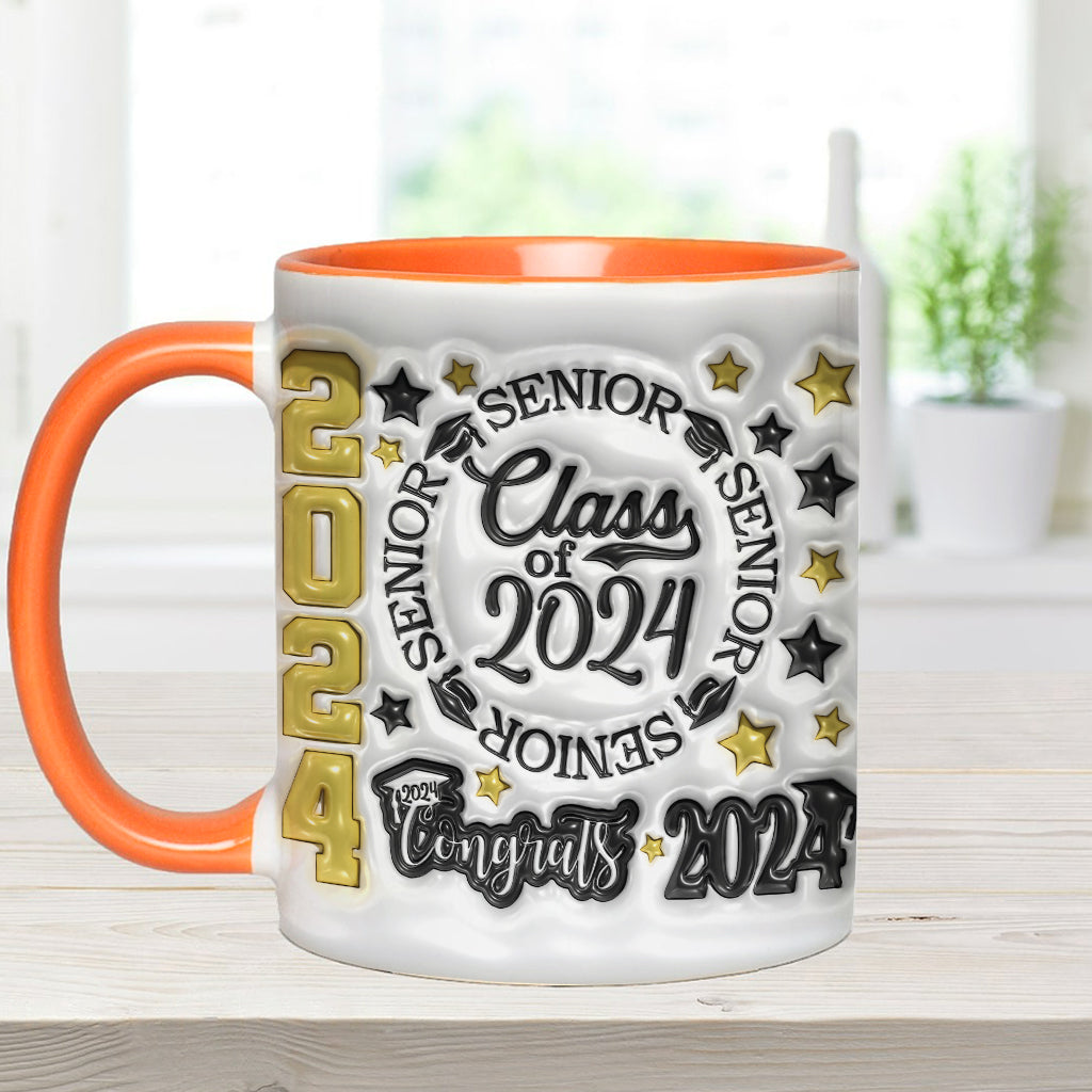 Class Of 2024 - Personalized Graduation Accent Mug