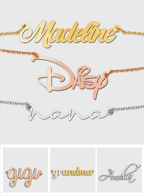 Any Name - Personalized Name Necklace