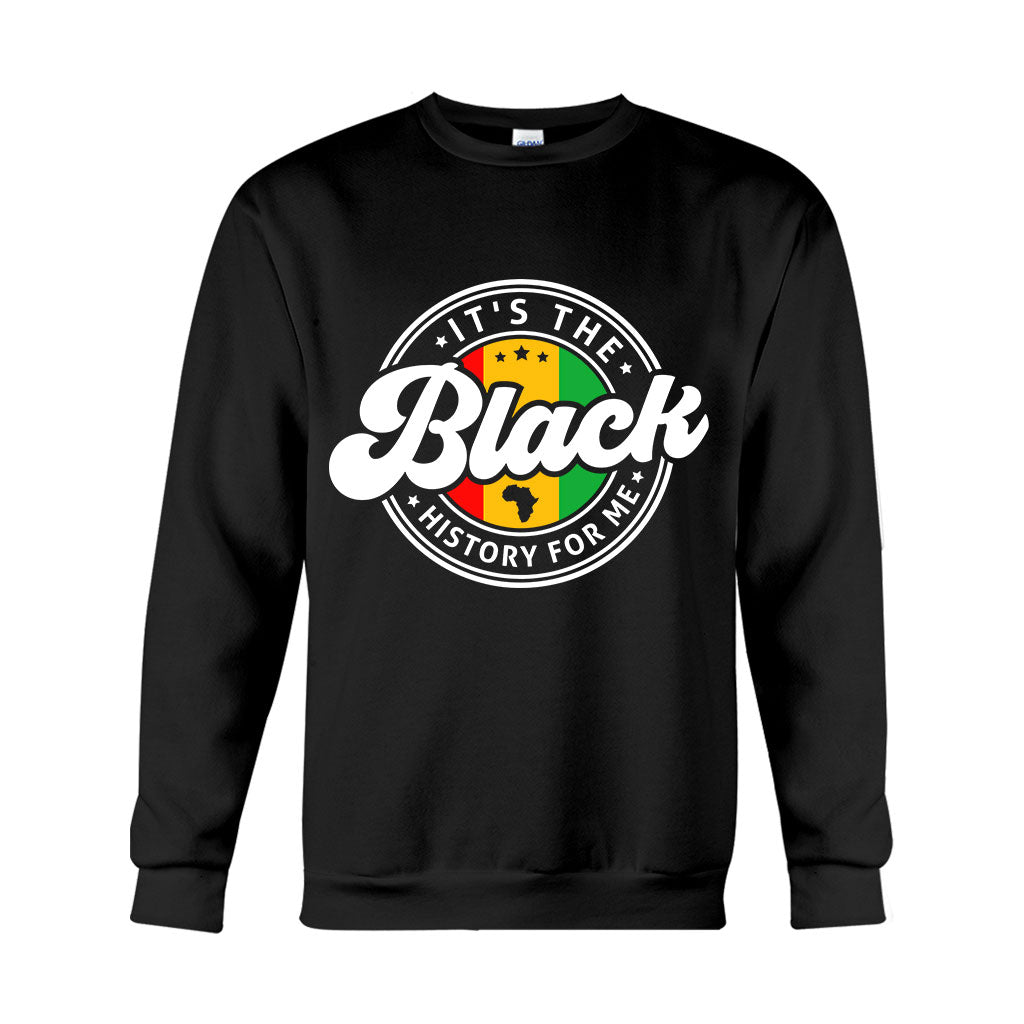 It's The Black History For Me - Personalized African American T-shirt And Hoodie