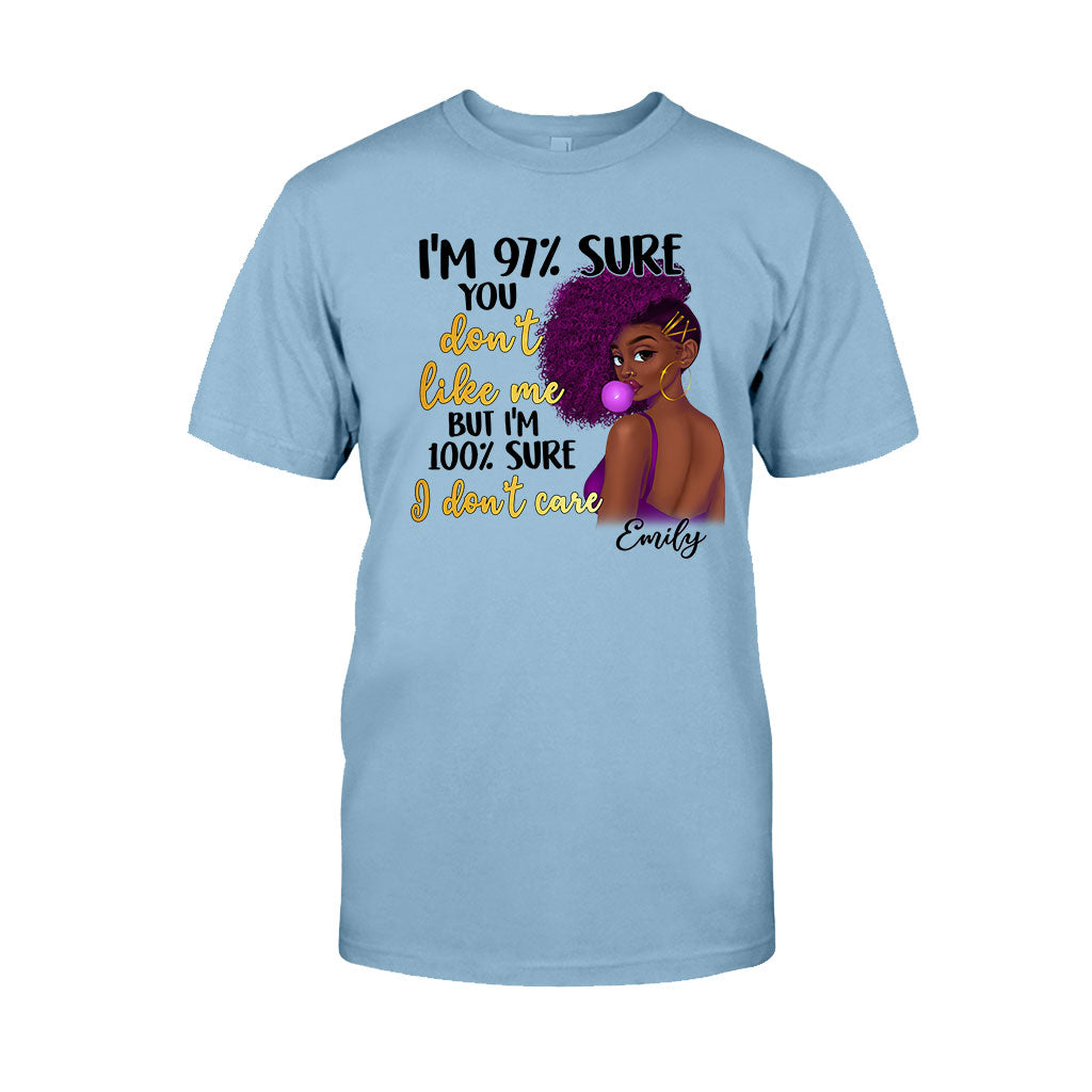 I Don't Care - Personalized African American T-shirt And Hoodie