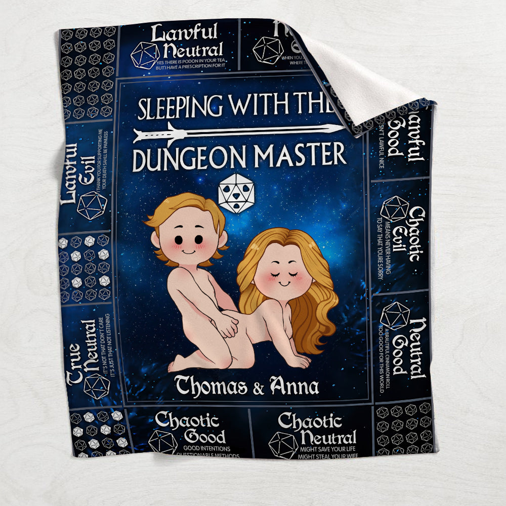 Sleeping With The DM - Personalized RPG Blanket