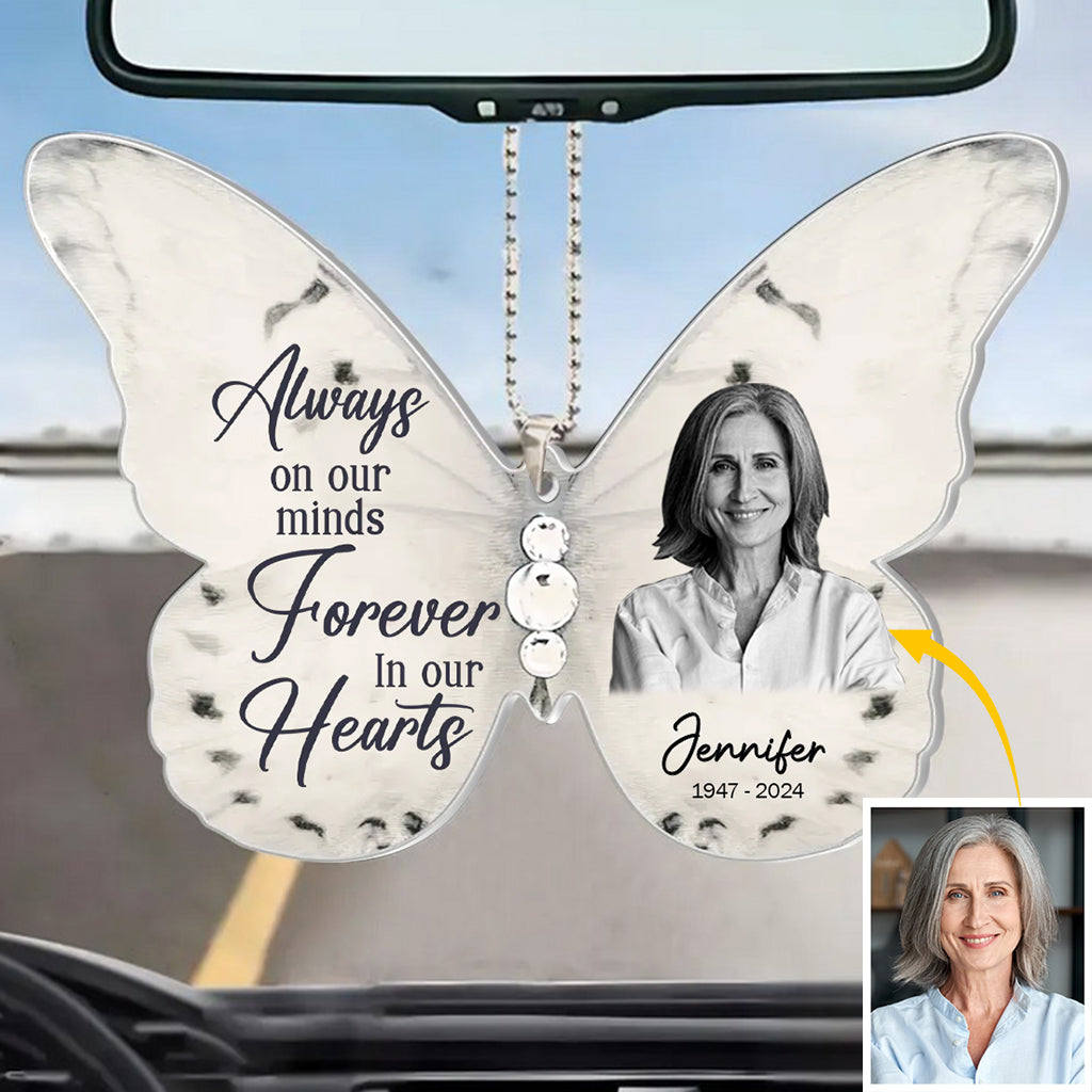 I Have You In My Heart - Personalized Memorial Acrylic Car Hanger