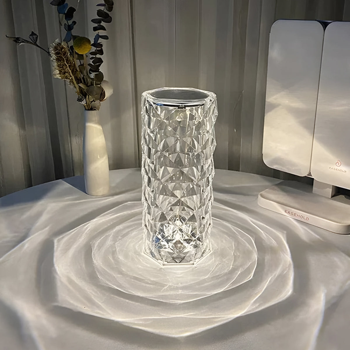 Crystal Rose Diamond Touch Lamp - Crystal Rose Diamond Touch Lamp