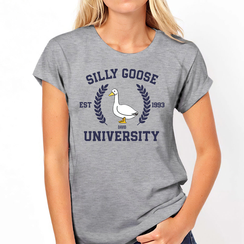 Discover Silly Goose University - Personalized Sarcasm T-shirt