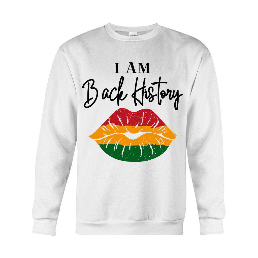 I Am Black History - Personalized African American T-shirt And Hoodie