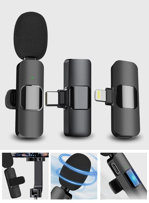 Wireless Microphone for iPhone iPad - Wireless Microphone for iPhone iPad