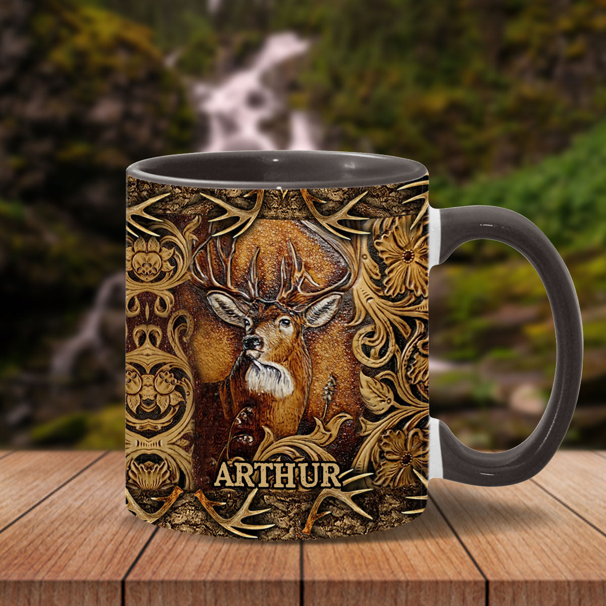 Discover Deer Hunting Season - Personalized Hunting Accent Mug