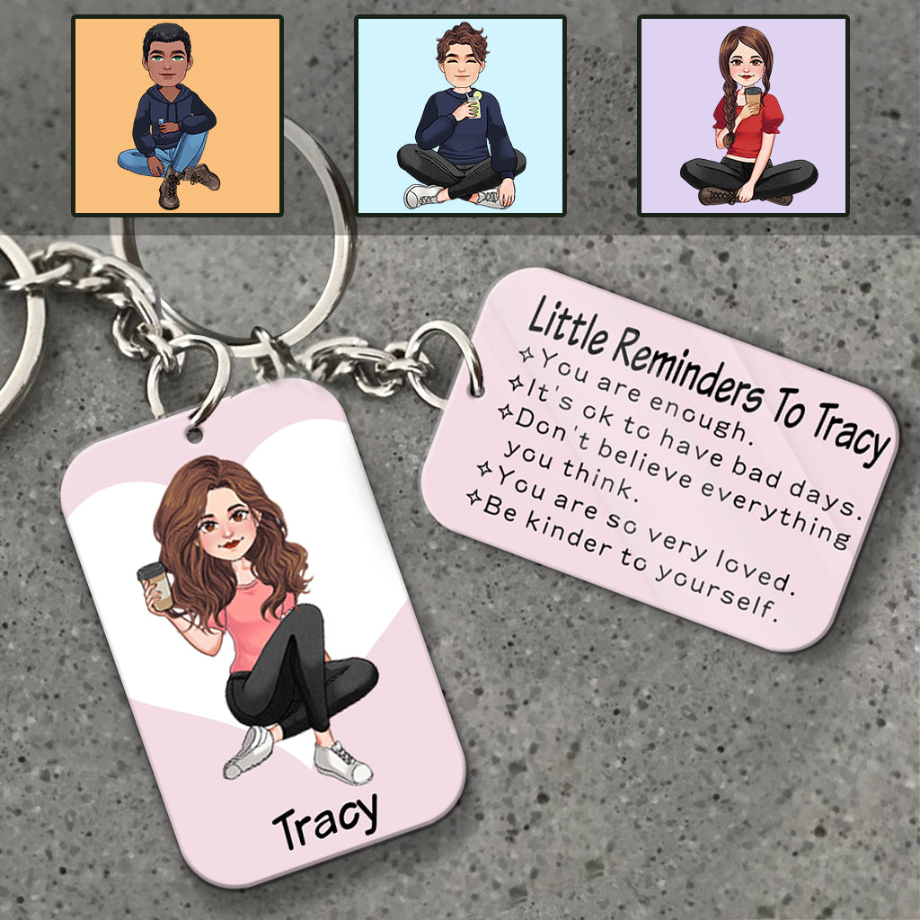 Little Reminders Inspirational Gift - Personalized Keychain