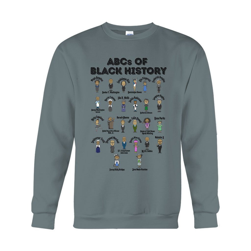 ABCs Of Black History - Personalized African American T-shirt And Hoodie