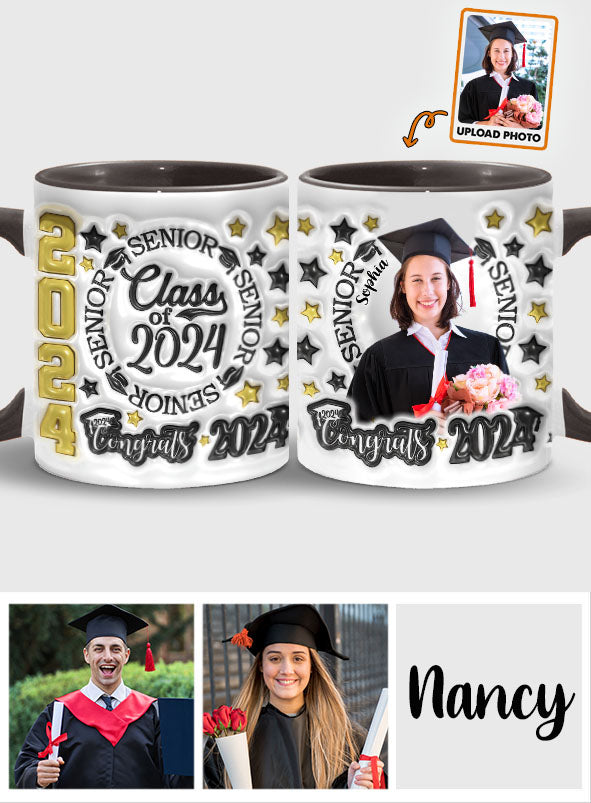 Class Of 2024 - Personalized Graduation Accent Mug